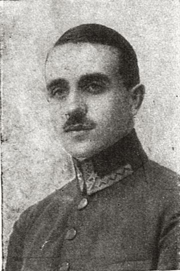 Franz Barlanghy Sublocotenent în rezervă